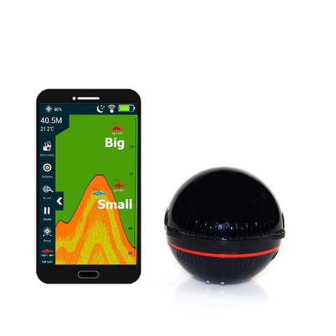 Smart wireless Fish Finder Portable Wireless Sonar Fishfinder Compatible with iOS & Android for Dock Shore Boat Ice Fishing - HuntPost Marketplace