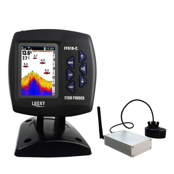 Lucky sonar fish finder Wireless operating range 300m/980f fishing finder FF918-CWLS Wireless Remote Control Boat fish finders - HuntPost Marketplace