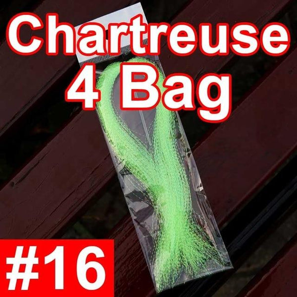 Bimoo 4Packs Flashabou Tinsel Fly Tying Crystal Flash for Jig Hook Lure Making Material Krystal Strands Gold Silver Rainbow Pink - HuntPost Marketplace