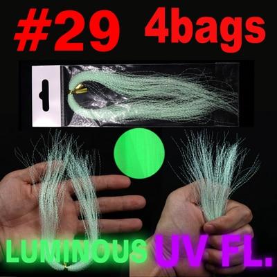 Bimoo 4Packs Flashabou Tinsel Fly Tying Crystal Flash for Jig Hook Lure Making Material Krystal Strands Gold Silver Rainbow Pink - HuntPost Marketplace