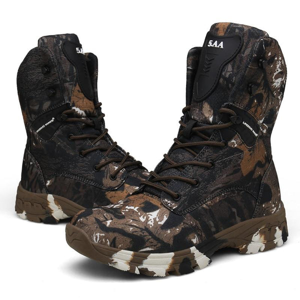 New Camo Military Boots Men Special Force Tactical Botas Outdoor Desert Non-slip Combat Shoes Waterproof Man Hiking Hunting Boot - HuntPost Marketplace