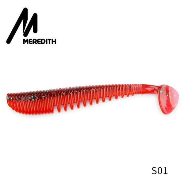 MEREDITH Awaruna Fishing Lures 8cm 9.5cm 13cm Artificial Baits Wobblers Soft Lures Shad Carp Silicone Fishing Soft Baits Tackle - HuntPost Marketplace