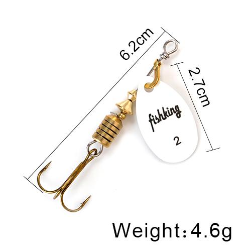 FISH KING Spinner Bait 3.9g 4.6g 7.4g 10.8g 15g Spoon Lures pike Metal With Treble Hooks Arttificial Bass Bait Fishing Lure - HuntPost Marketplace