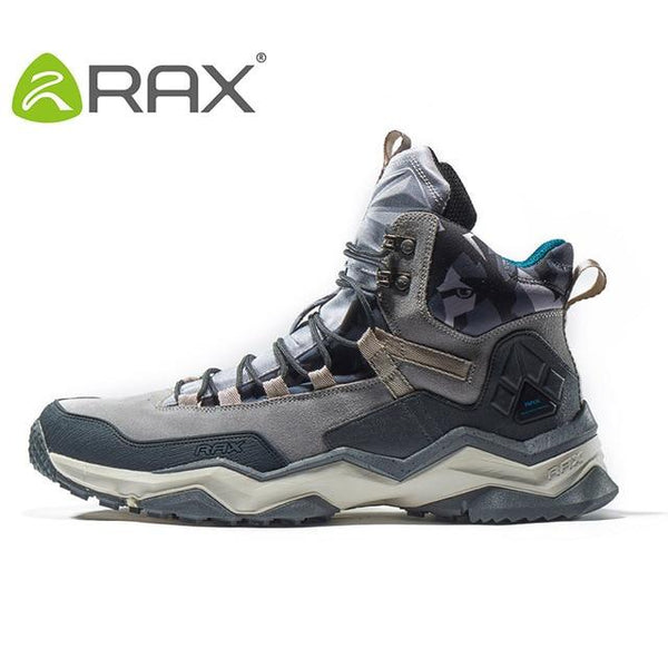 RAX Men Hiking Shoes Mid-top Waterproof Outdoor Sneaker Men Leather Trekking Boots Trail Camping Climbing Hunting Sneakers Women - HuntPost Marketplace