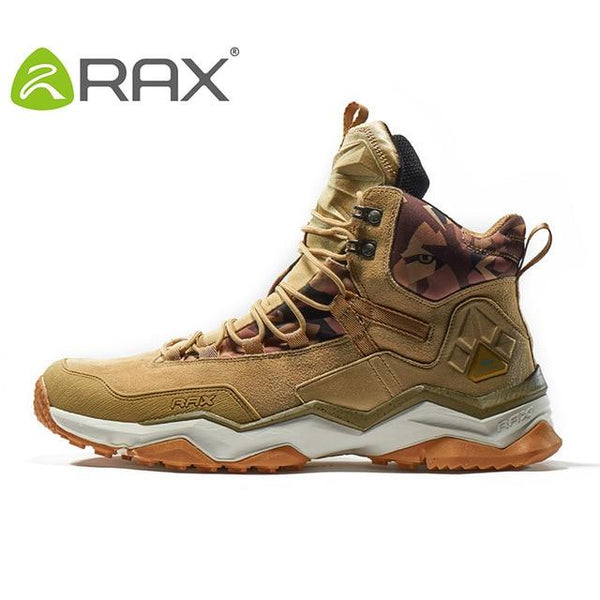 RAX Men Hiking Shoes Mid-top Waterproof Outdoor Sneaker Men Leather Trekking Boots Trail Camping Climbing Hunting Sneakers Women - HuntPost Marketplace