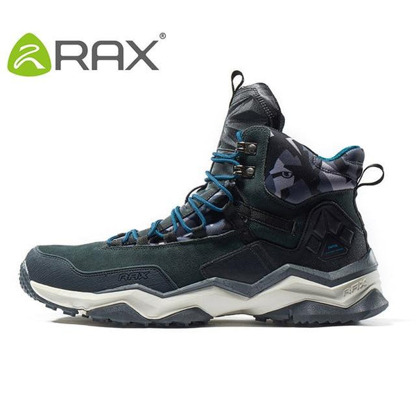 RAX Men Hiking Shoes Mid-top Waterproof Outdoor Sneaker Men Leather Trekking Boots Trail Camping Climbing Hunting Sneakers Women - HuntPost Marketplace
