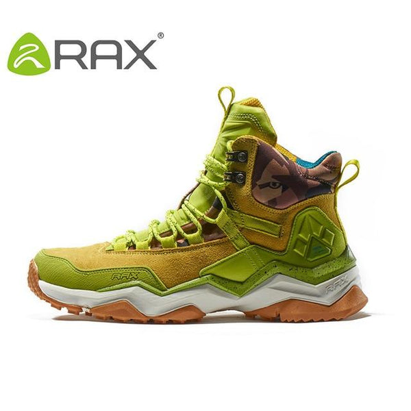 RAX Men Hiking Shoes Mid-top Waterproof Outdoor Sneaker Men Leather Trekking Boots Trail Camping Climbing Hunting Sneakers Women - HuntPost Marketplace