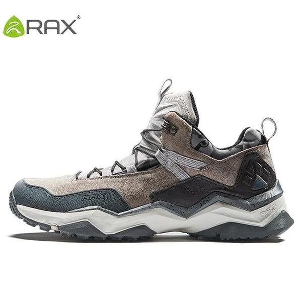 RAX Men Hiking Shoes Mid-top Waterproof Outdoor Sneaker Men Leather Trekking Boots Trail Camping Climbing Hunting Sneakers Women - HuntPost Marketplace