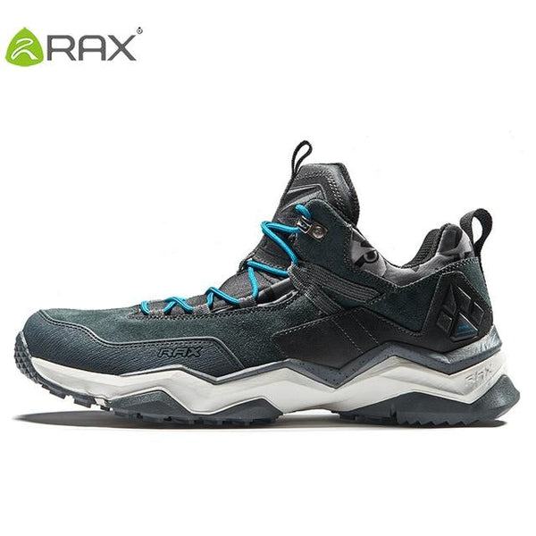 RAX Men Hiking Shoes Mid-top Waterproof Outdoor Sneaker Men Leather Trekking Boots Trail Camping Climbing Hunting Sneakers Women - HuntPost Marketplace