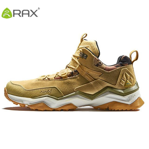 RAX Men Hiking Shoes Mid-top Waterproof Outdoor Sneaker Men Leather Trekking Boots Trail Camping Climbing Hunting Sneakers Women - HuntPost Marketplace
