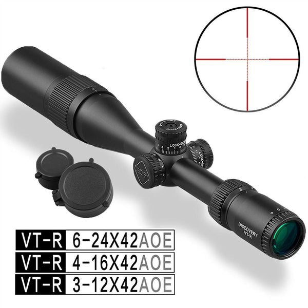 4-16 6-24 Discovery VT-R 3-12 x42 Illuminated Tactical Hunting Scope Used for Rifle PCP Airsoft - HuntPost Marketplace