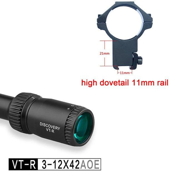 4-16 6-24 Discovery VT-R 3-12 x42 Illuminated Tactical Hunting Scope Used for Rifle PCP Airsoft - HuntPost Marketplace