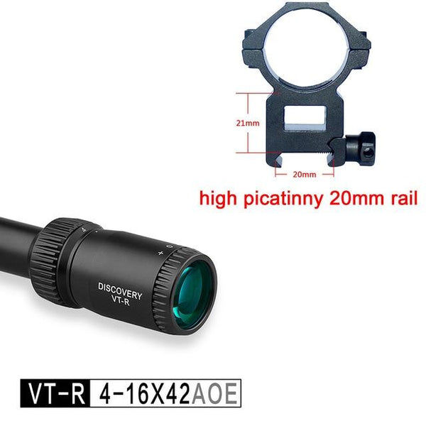 4-16 6-24 Discovery VT-R 3-12 x42 Illuminated Tactical Hunting Scope Used for Rifle PCP Airsoft - HuntPost Marketplace