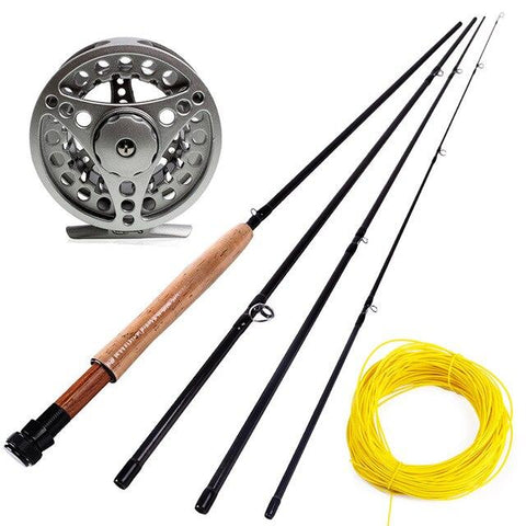Sougayialng #5/6 Fly Fishing Rod Set 2.7M Fly Rod and Fly Reel Combo with Fishing Lure Line Box Set Fishing Rod Tackle Pesca - HuntPost Marketplace