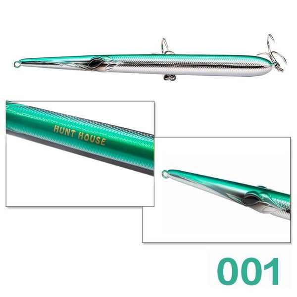 Hunt house fishing lure needle stylo long casting pencil floating 205/180/160mm isca artificial leurre souple carp fishing lure - HuntPost Marketplace