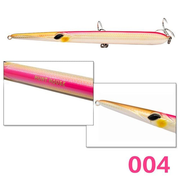 Hunt house fishing lure needle stylo long casting pencil floating 205/180/160mm isca artificial leurre souple carp fishing lure - HuntPost Marketplace