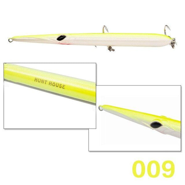 Hunt house fishing lure needle stylo long casting pencil floating 205/180/160mm isca artificial leurre souple carp fishing lure - HuntPost Marketplace