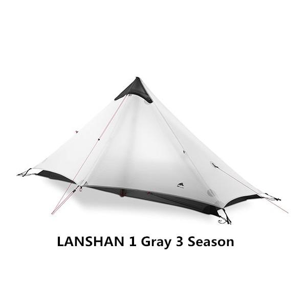 LanShan 2 3F UL GEAR 2 Person 1 Person Outdoor Ultralight Camping Tent 3 Season 4 Season Professional 15D Silnylon Rodless Tent - HuntPost Marketplace