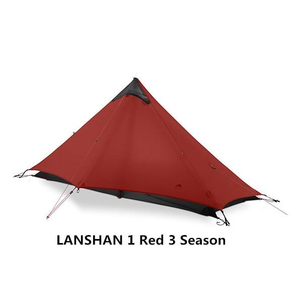 LanShan 2 3F UL GEAR 2 Person 1 Person Outdoor Ultralight Camping Tent 3 Season 4 Season Professional 15D Silnylon Rodless Tent - HuntPost Marketplace