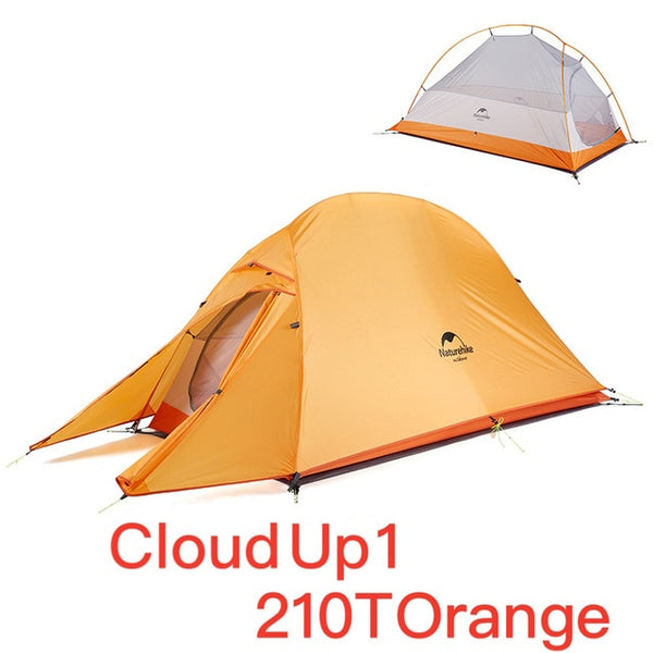 Naturehike Upgraded Cloud Up Series Ultralight Camping Tent Waterproof Outdoor Hiking Tent 20D Nylon Tent With Free Mat