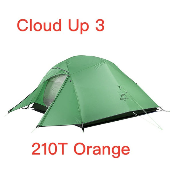 Naturehike Upgraded Cloud Up Series Ultralight Camping Tent Waterproof Outdoor Hiking Tent 20D Nylon Tent With Free Mat
