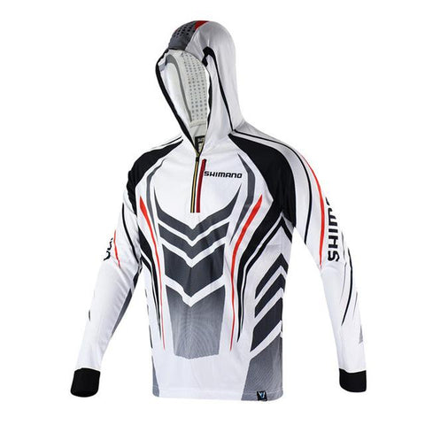 New Summer Autumn Shimanos Fishing Clothes Anti-Mosquito Hood Long Sleeve Fishing Jerseys Anti-Uv Fast Drying Breathable Hoodie