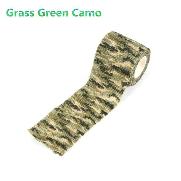 HOT 5cmx4.5m Army Camo Outdoor Hunting Shooting Blind Wrap Camouflage Stealth Tape Waterproof Wrap Durable Hiking Camping - HuntPost Marketplace