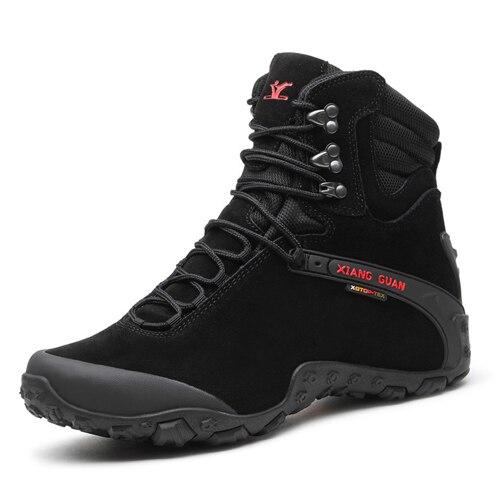 XiangGuan winter new Wear-Resistant Camping Men Boots Tactical Sneakers Climbing Waterproof Boots for men Women Hiking Footwear - HuntPost Marketplace