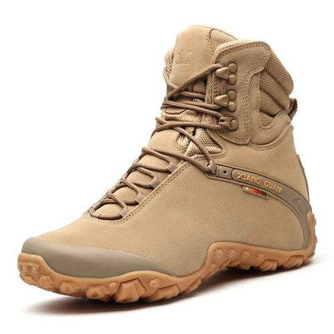 XiangGuan winter new Wear-Resistant Camping Men Boots Tactical Sneakers Climbing Waterproof Boots for men Women Hiking Footwear - HuntPost Marketplace