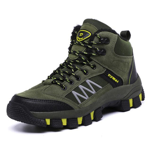 Autumn Winter Mens Hiking Boots Sneakers Mountain Climbing Shoes Tactical Hunting Footwear New Classic Outdoor Sport Man Plus - HuntPost Marketplace