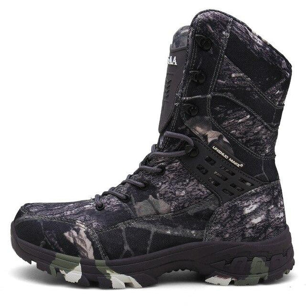 YTUK 2020 New Camo Military Boots Men Special Force Tactical Outdoor Desert Non-slip Combat Shoes Man Hiking Hunting Boot - HuntPost Marketplace