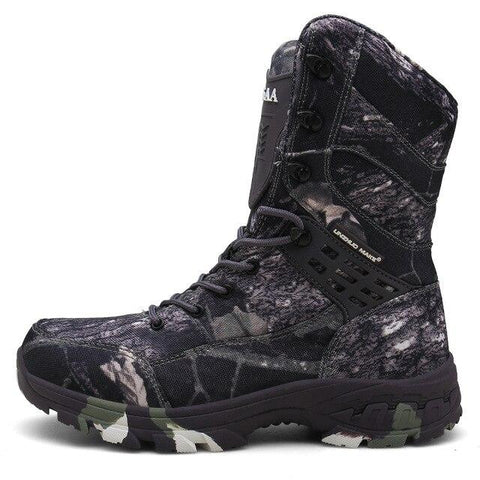 YTUK 2020 New Camo Military Boots Men Special Force Tactical Outdoor Desert Non-slip Combat Shoes Man Hiking Hunting Boot - HuntPost Marketplace