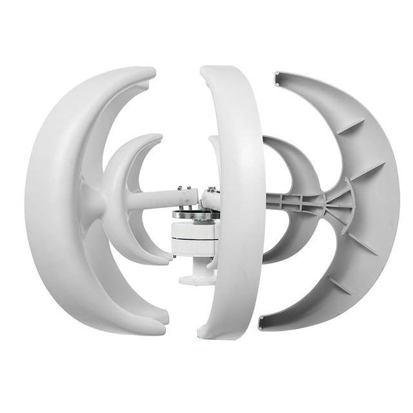 Vertical Axis 450W 12V 24V 48V 5 Blades Wind Turbine Generator Power with Waterproof DC Charger Controller - HuntPost Marketplace
