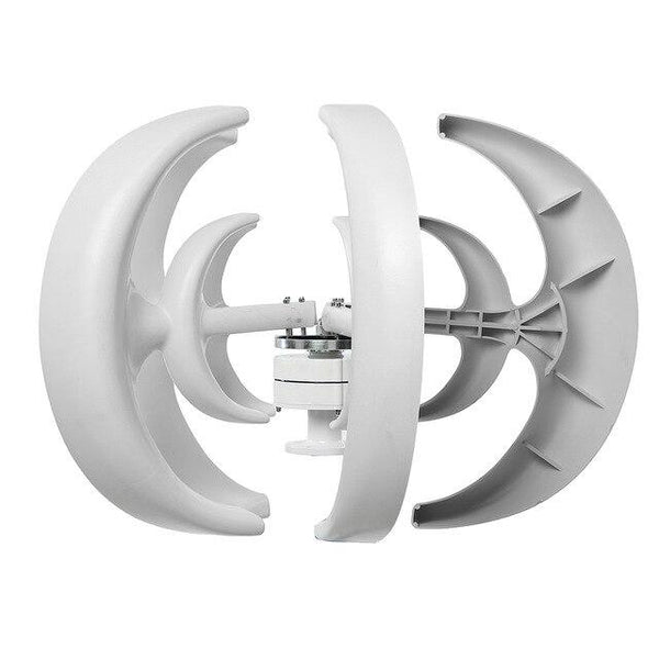 Vertical Axis 450W 12V 24V 48V 5 Blades Wind Turbine Generator Power with Waterproof DC Charger Controller - HuntPost Marketplace