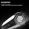 ILM Motorcycle Bluetooth Headset Helmet Communication System 2100M Intercom IP67 Waterproof Noise Cancellation Model RANGEPRO