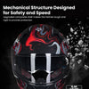 ILM Full Face Motorcycle Helmet Model Z501