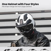 ILM Open Face Motorcycle 3/4 Half Helmet Model 726X
