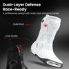 ILM Motorcycle Racing Boots Enhanced Ventilation Anti Slip Street Riding Sport Footwear CE Protective Gear Model BRC1