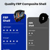 ILM Full Face Motorcycle Helmet Lightweight Fiberglass DOT ECE Model MF522P
