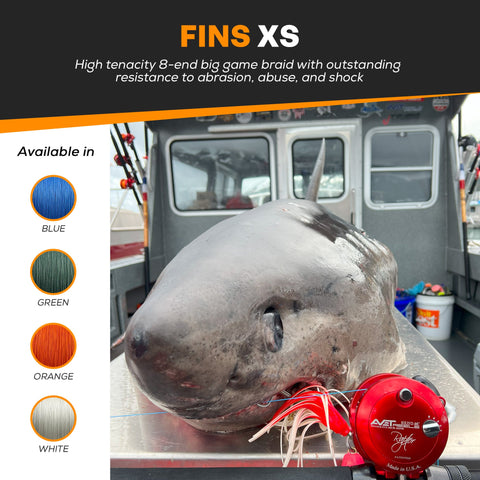 FINS XS Big Game Fishing Braid (60-200 lb.)