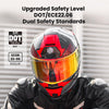 ILM Carbon Fiber Motorcycle Helmets Full Face Racing Helmet Model MF577P