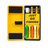 Micro Fishing Multifunction Rig Organizer Box Set - Compact Tackle Storage, Floats&Baits Not Included