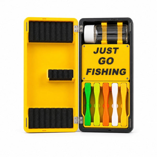 Micro Fishing Multifunction Rig Organizer Box Set - Compact Tackle Storage, Floats&Baits Not Included