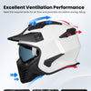 ILM Open Face Motorcycle 3/4 Half Helmet Model 726X