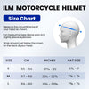 ILM Full Face Motorcycle Helmet Lightweight Fiberglass DOT ECE Model MF522P