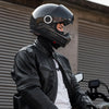 ILM Carbon Fiber Lightweight Motorcycle Helmets Full Face Retro Helmet Model F611