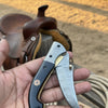 Darkridge Talon Folder Knife 8" Handmade Damascus Steel Hawkbill Blade