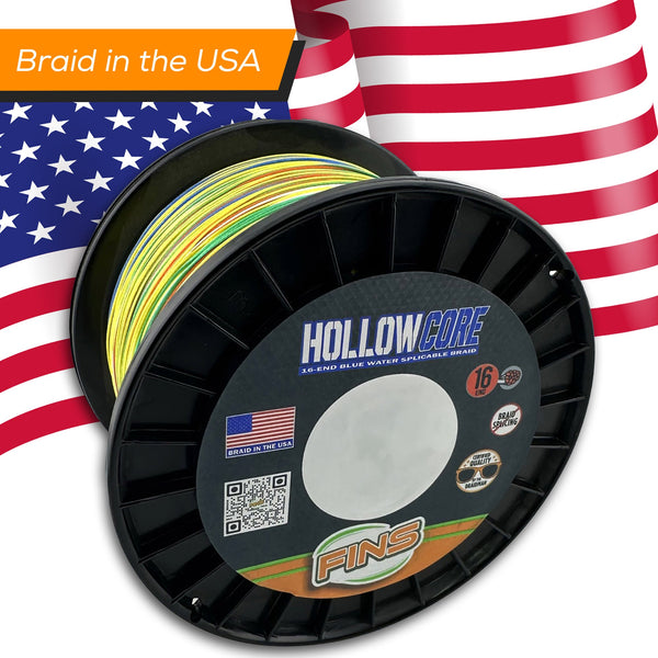 FINS Hollow Core Fishing Braid