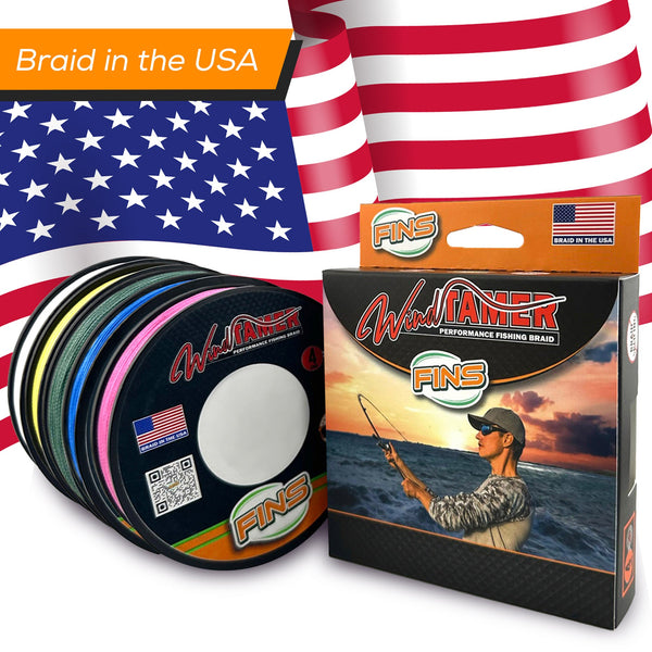 FINS Windtamer Fishing Braid (4-12 lb.)