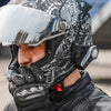 ILM Motorcycle Bluetooth Headset Helmet Communication System 2100M Intercom IP67 Waterproof Noise Cancellation Model RANGEPRO